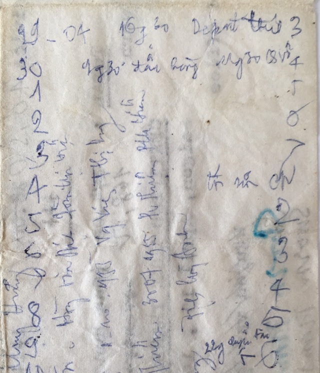 Trang nhật ký trên biển ghi lại những khoảnh khắc trong hành trình rời bỏ quê hương của tác giả